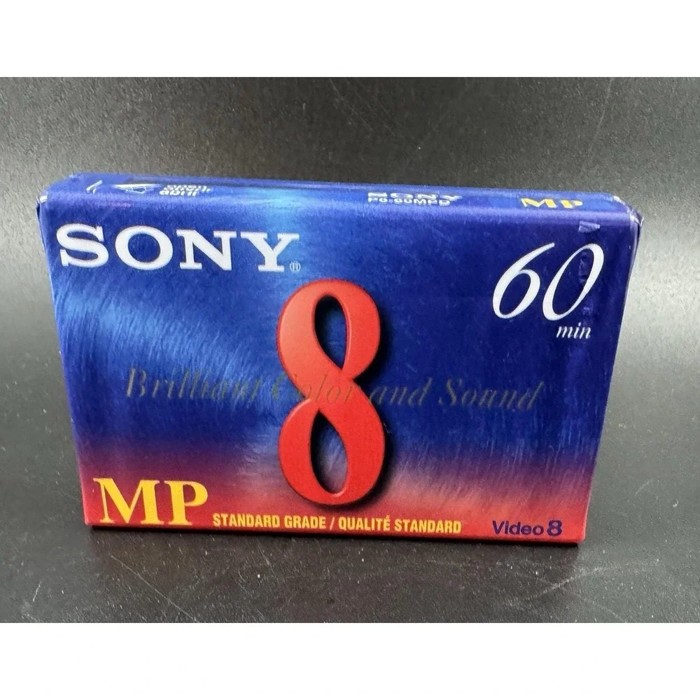 NOS Sealed Sony 8 MP - 60 Minute Video 8 P6-60MPD